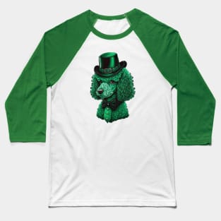 Poodle St. Patrick's day Baseball T-Shirt